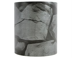 Лента для 3Д забора, Камни ЛЗ-190, 0,19 х 25 м, серый - фото 23199