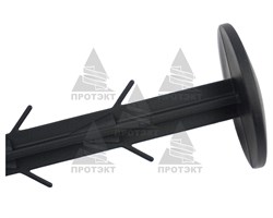 Крепление для укрывного материала, 20 шт, черный - фото 23344