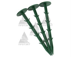 Крепление для укрывного материала, 40 шт, хаки - фото 23350