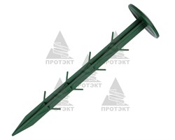 Крепление для укрывного материала, 100 шт, хаки - фото 23368