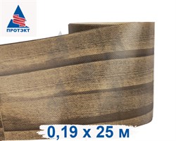 Лента для 3Д забора, Дерево ЛЗ-190, 0,19 х 25 м, бежевый - фото 23522