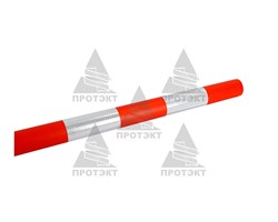 Веха дорожная сигнальная 1,2 м, диаметр 40 мм, толщина 3 мм - фото 23863