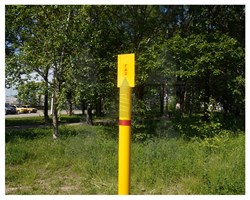Столбик опознавательный Газ СОГ 2500, толщина стенки 3 мм - фото 24016