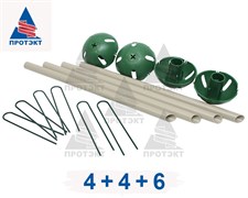 Набор креплений для защиты от птиц, 4+4+6