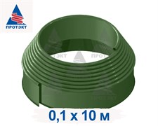 Садовый бордюр КАНТА, высота 0,1 м, оливковый