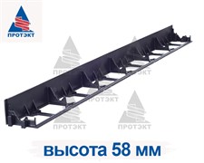 Пластиковый бордюр высота 0,058 м с колышками