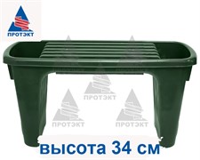 Скамейка перевертыш садовая Протэкт, хаки