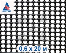 Сетка защитно-оградительная Квадро У-4 черный