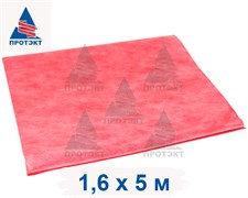 Бело-красный укрывной материал 60 Агротекс, 1,6 х 5 м