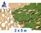 Маскировочная сетка Лайт 2х5 м, зеленый-светло-бежевый - фото 20927