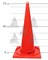Конус дорожный без полос КС-3.2, цельнолитой - фото 22054