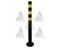 Столбик сигнальный упругий ССУ-1000, высота 1000 мм, черный - фото 23047