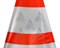 Маска для конуса 510 мм с 3-мя белыми светоотражающими полосами - фото 23427